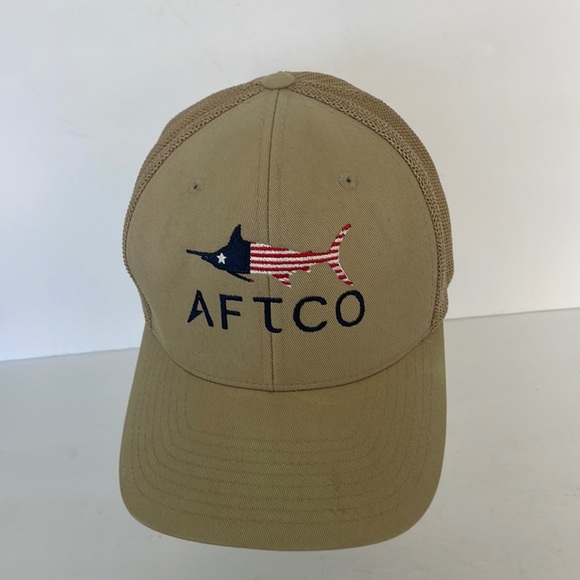 Men’s AFTCO Khaki Hat Size L/XL - Picture 1 of 5
